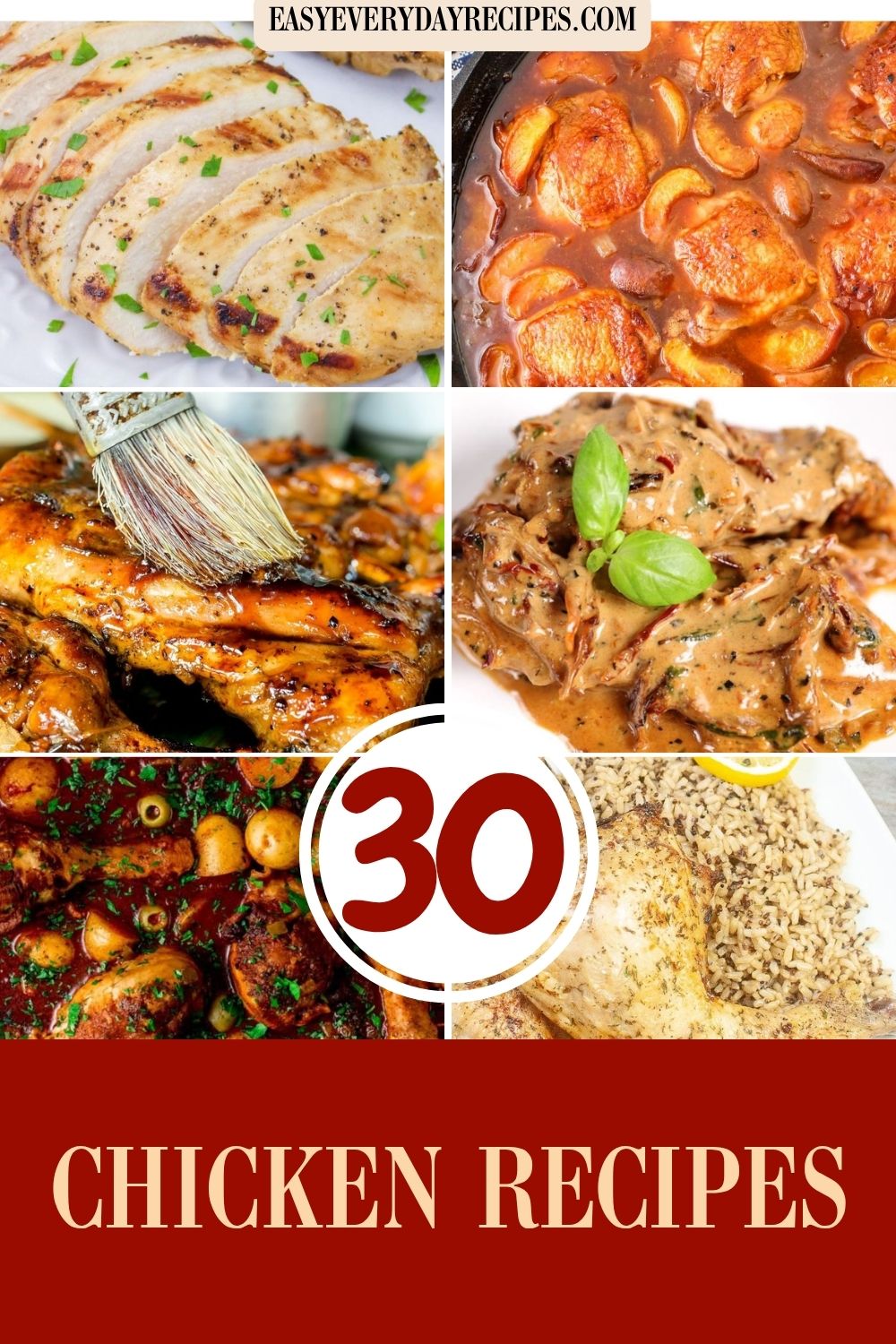 30 Chicken Recipes That Will Quickly Become Family Favorites 36 30 Chicken Recipes pin