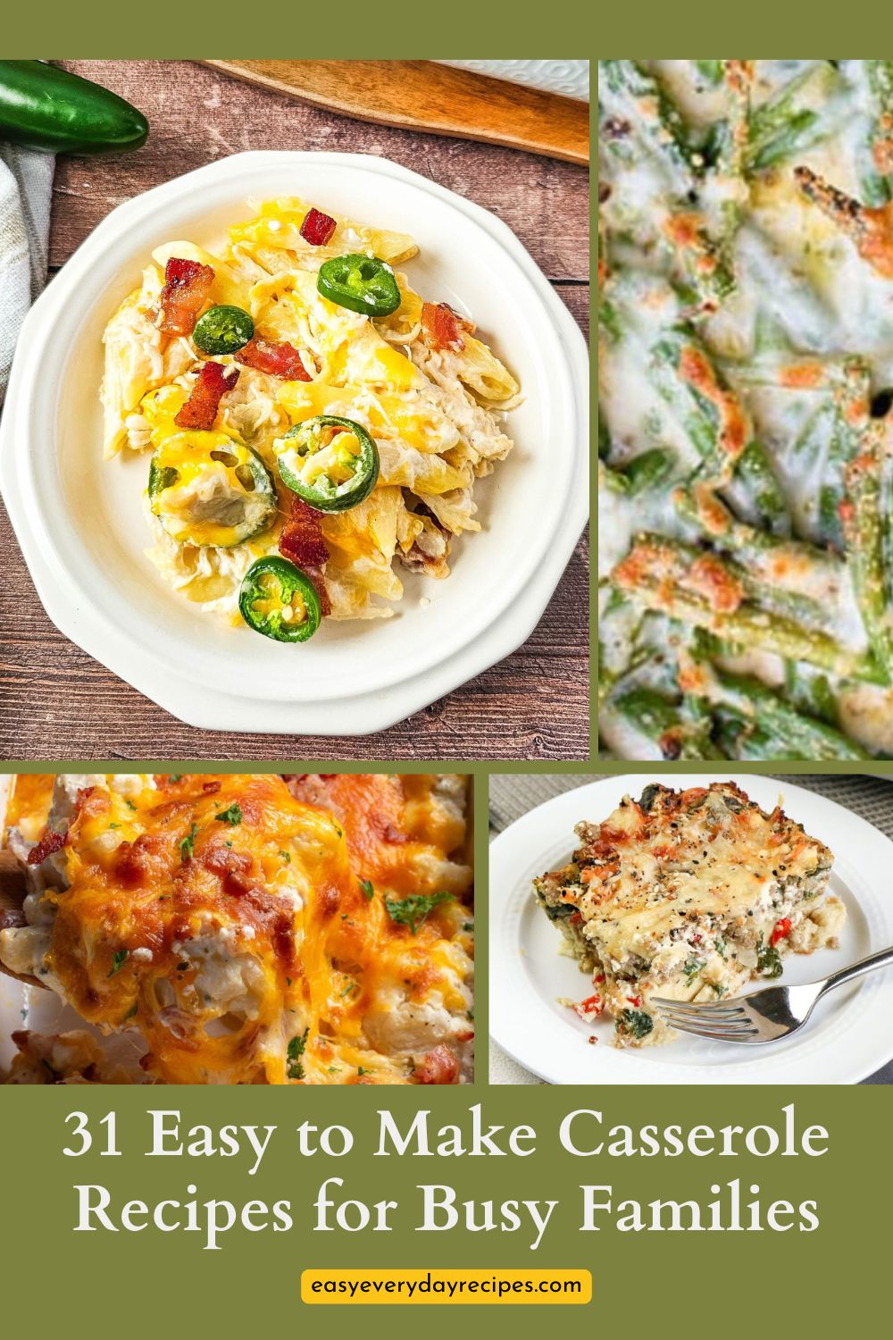 31 Easy to Make Casserole Recipes for Busy Families 35 31 Easy to Make Casserole Recipes for Busy Families pin