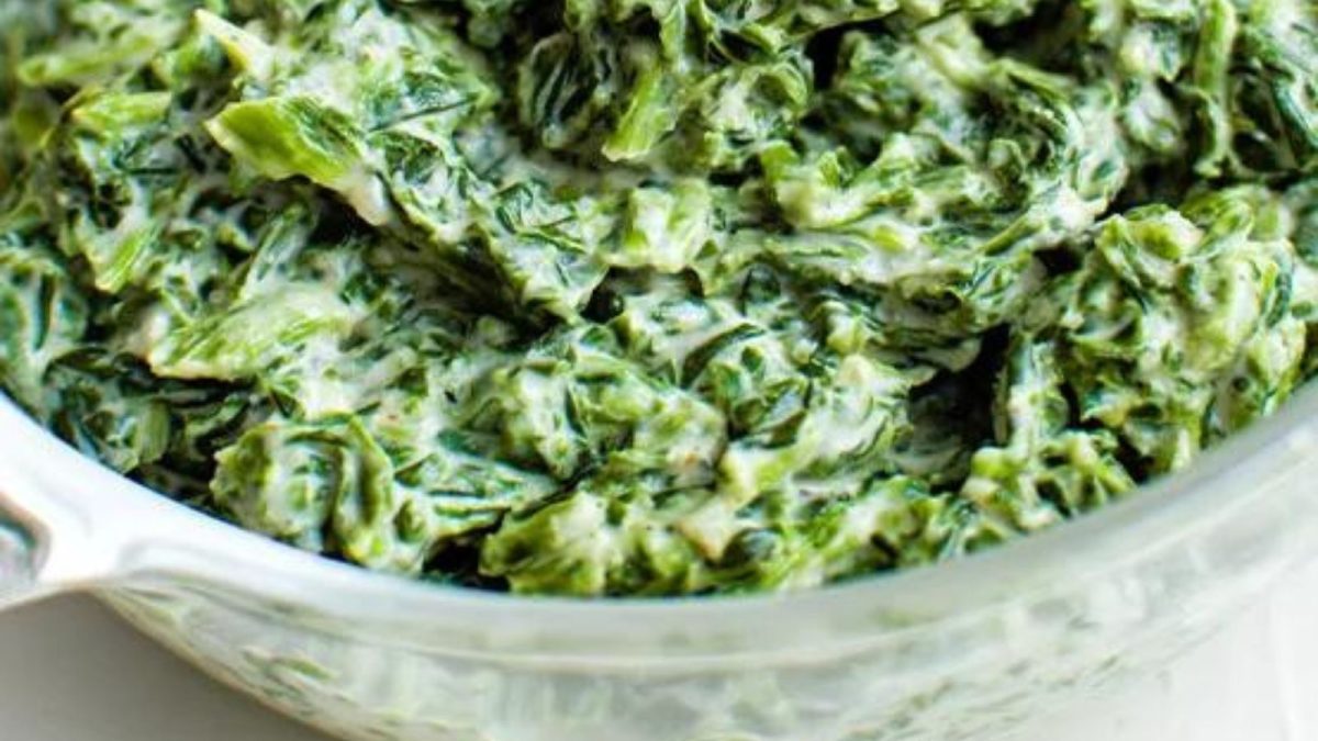 Easy Creamed Spinach