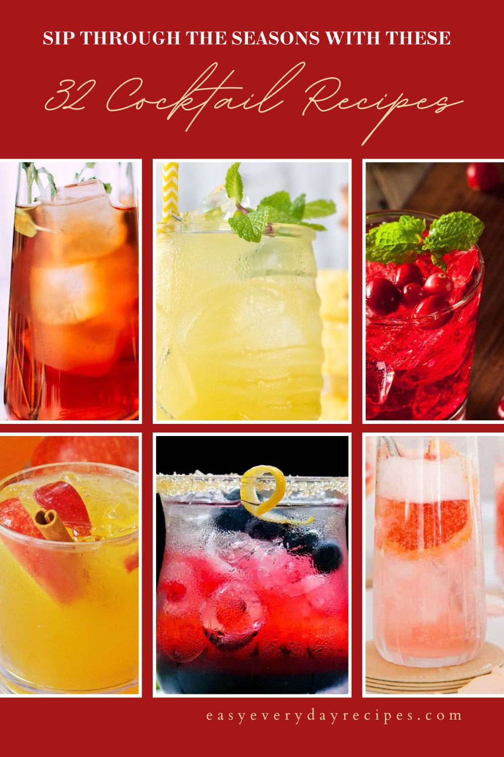 Sip Through the Seasons with These 32 Cocktail Recipes 35 Sip Through the Seasons with These 32 Cocktail Recipes pin