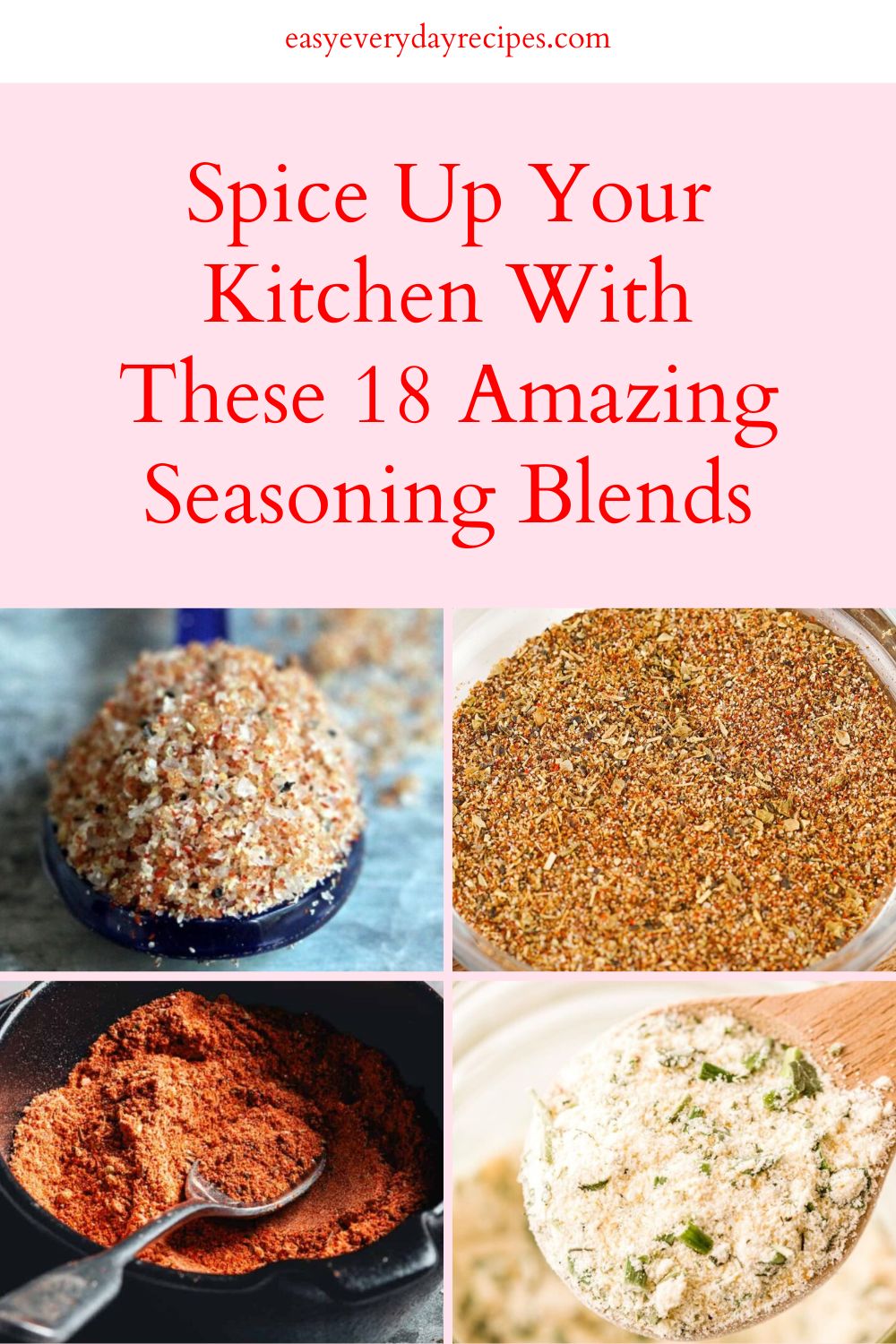 Spice Up Your Kitchen With These 18 Amazing Seasoning Blends 21 Spice Up Your Kitchen With These 18 Amazing Seasoning Blends pin