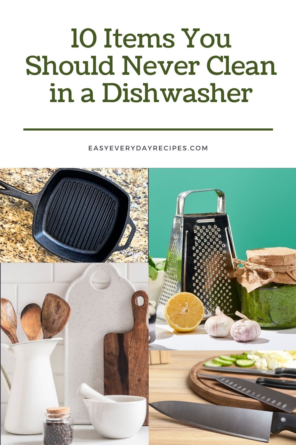 10 Items You Should Never Clean in a Dishwasher 16 10 Items You Should Never Clean in a Dishwasher pin