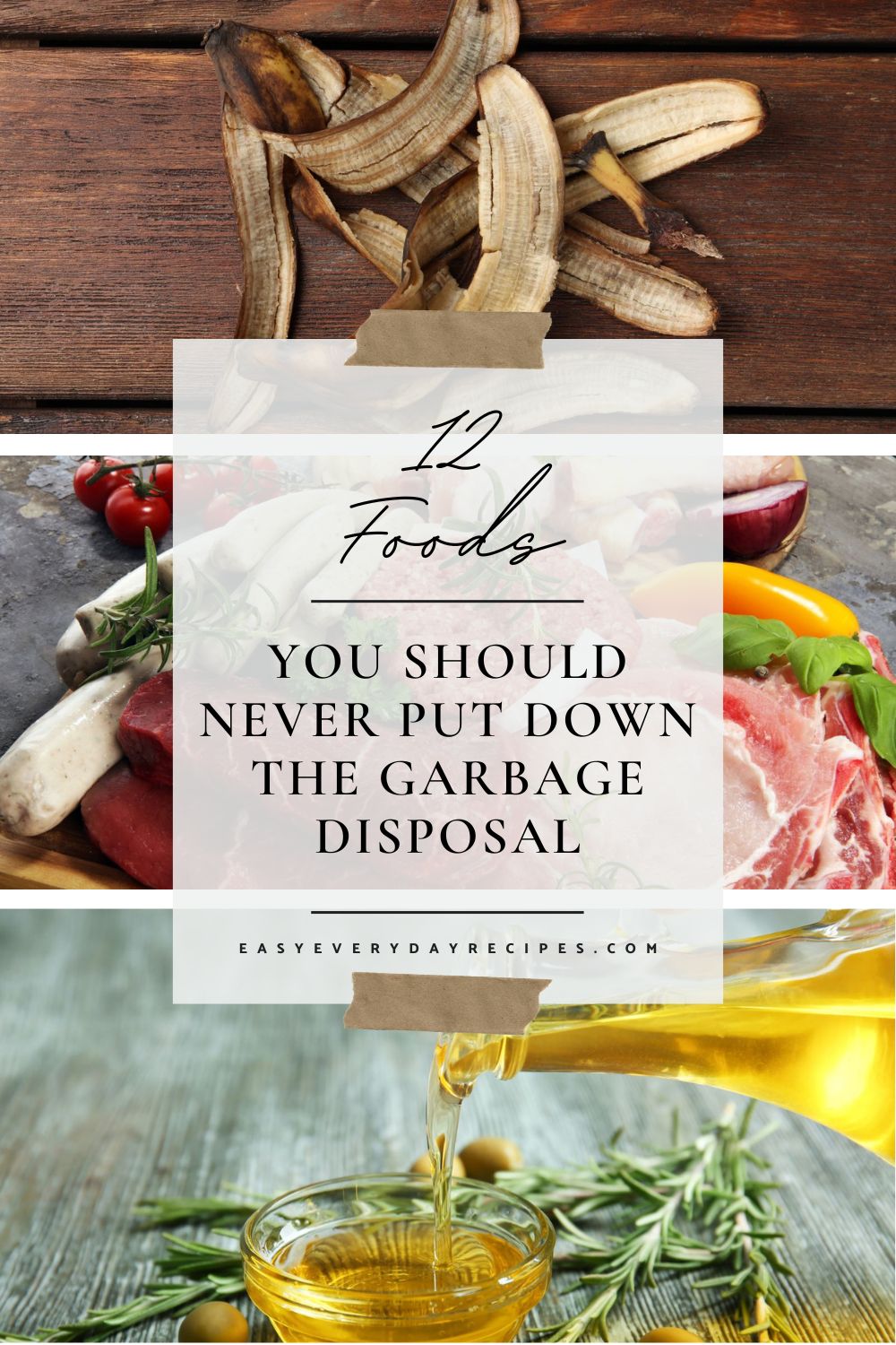 12 Foods You Should Never Put Down the Garbage Disposal 16 12 Foods You Should Never Put Down the Garbage Disposal pin