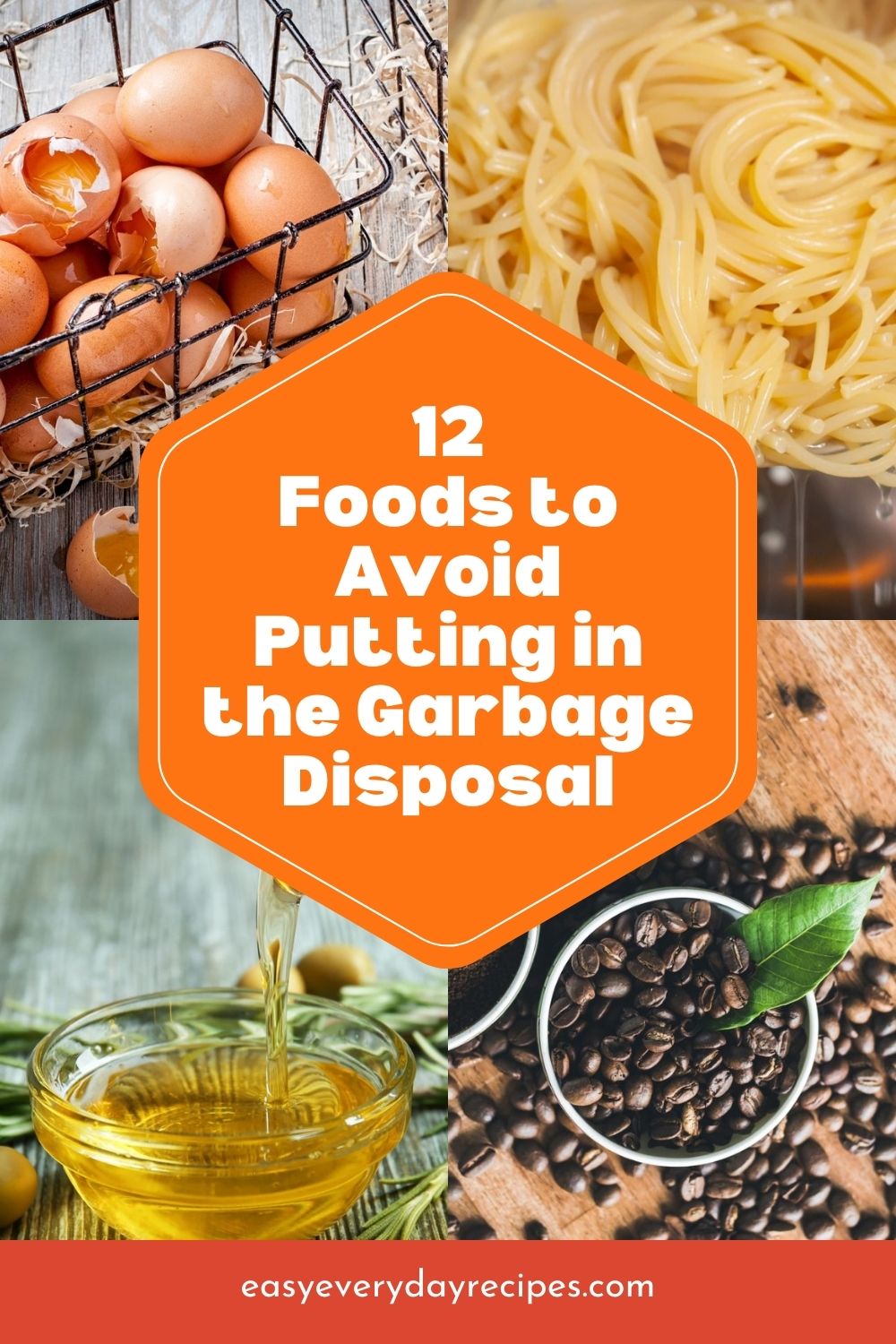 12 Foods to Avoid Putting in the Garbage Disposal pin