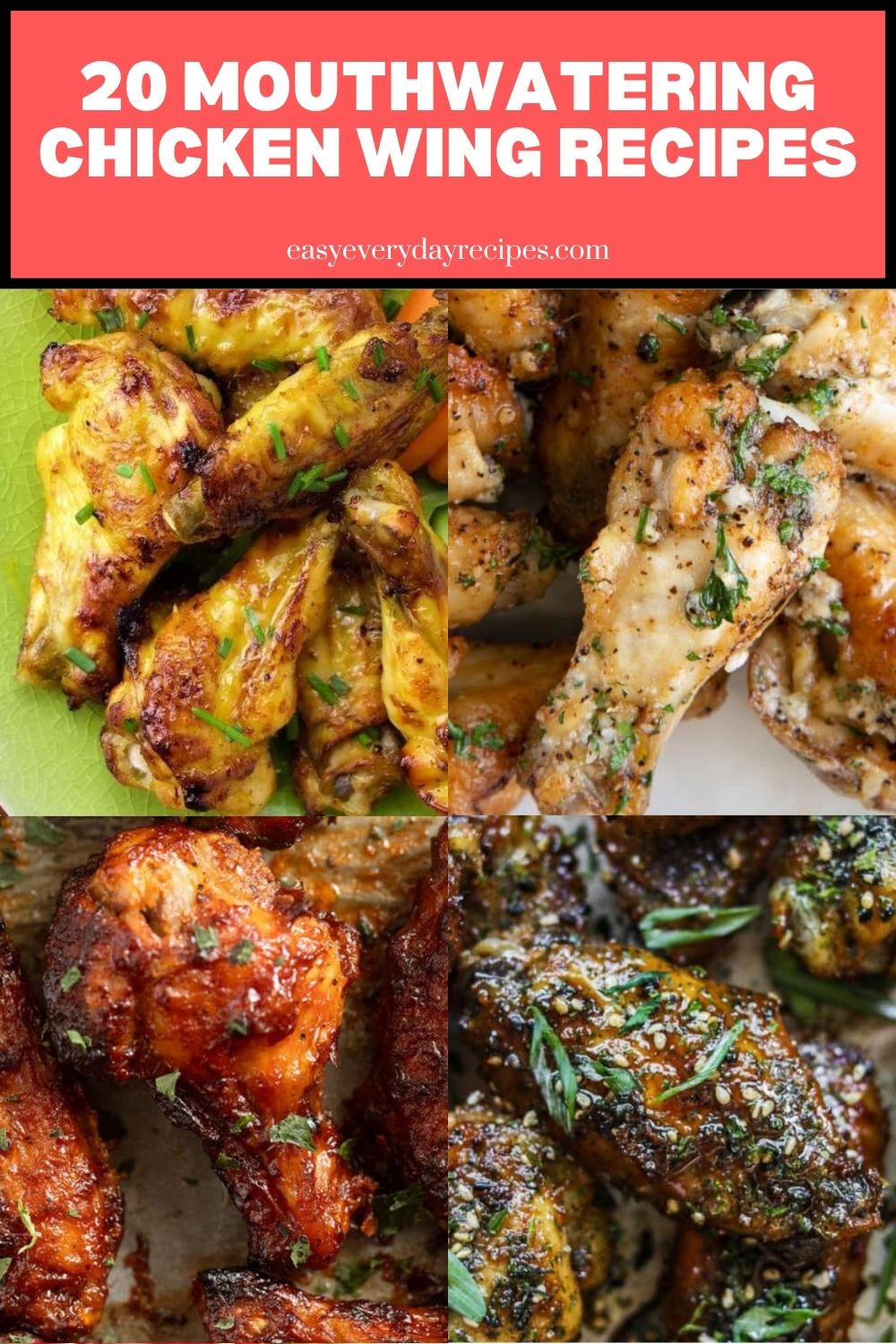 20 Mouthwatering Chicken Wing Recipes That Promise Tenderness and Juiciness in Every Bite 24 20 Mouthwatering Chicken Wing Recipes pin