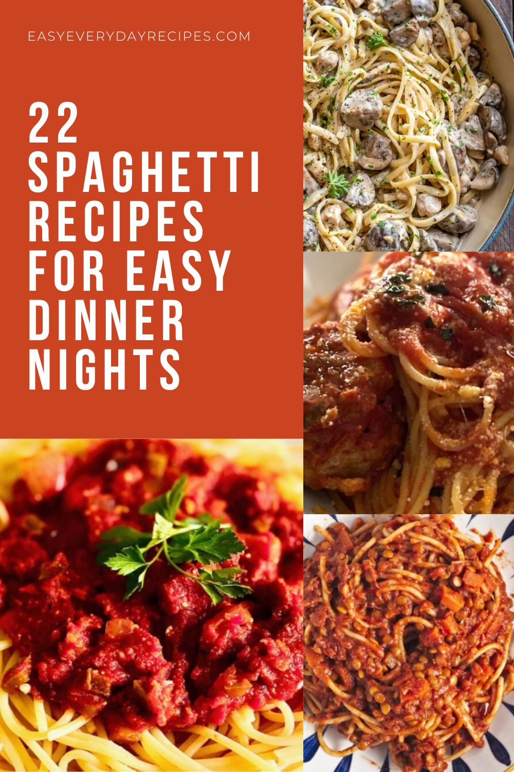 22 Spaghetti Recipes for Easy Dinner Nights 26 22 Spaghetti Recipes for Easy Dinner Nights pin