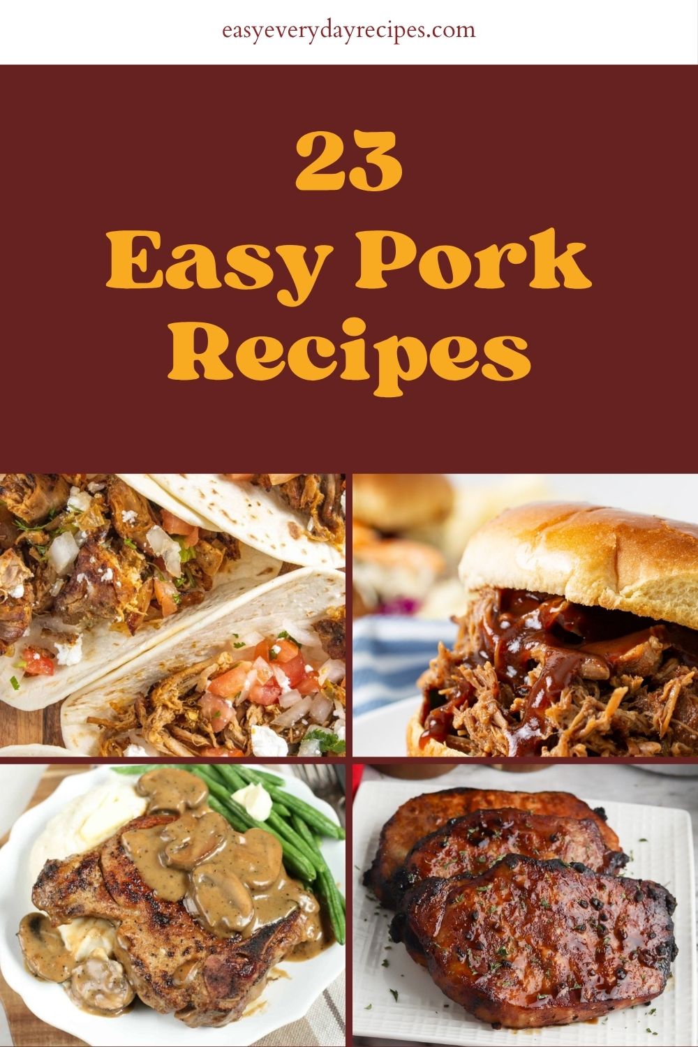Bring Joy to Your Dinner Table with These 23 Easy Pork Recipes 29 23 Easy Pork Recipes pin 1