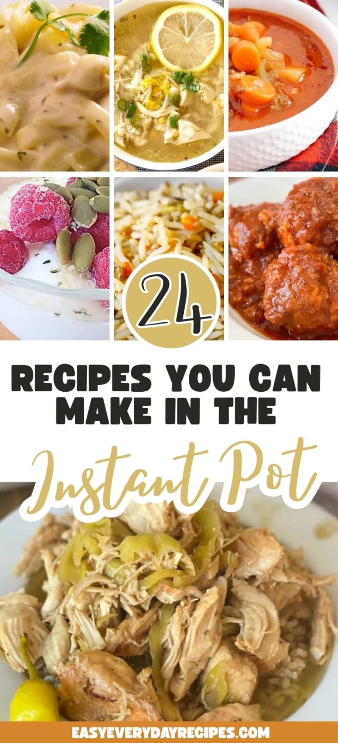 24 Amazing Instant Pot Recipes That Prove It Can Cook (Almost) Everything 29 24 Recipes you can make in the Instant Pot pin