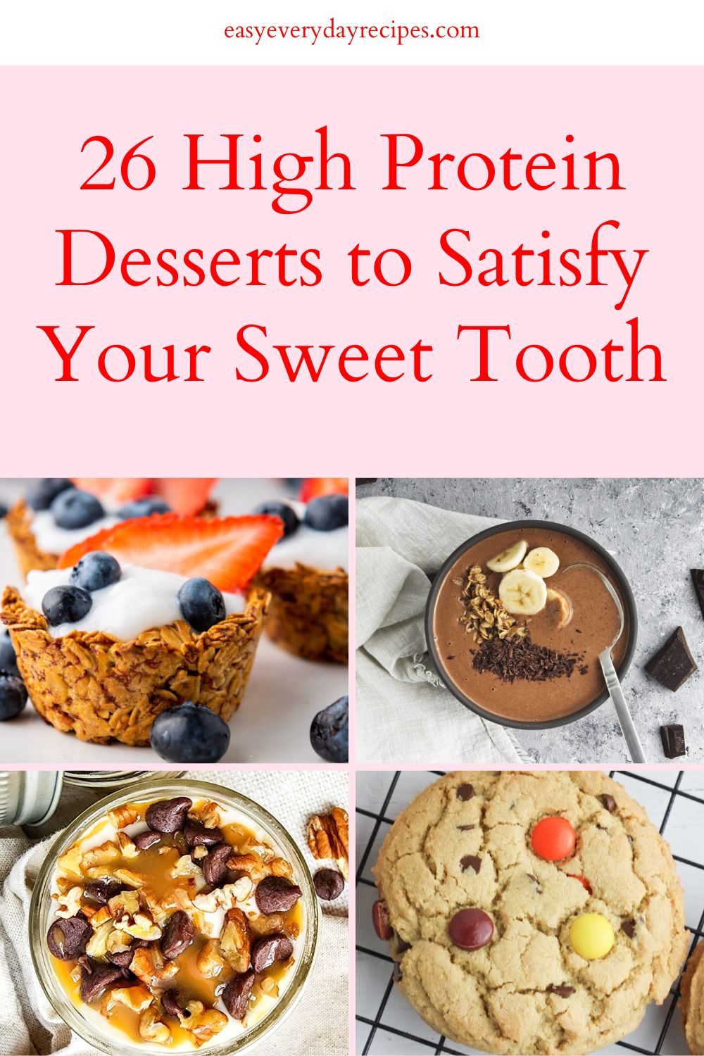 26 High Protein Desserts to Satisfy Your Sweet Tooth 30 26 High Protein Desserts to Satisfy Your Sweet Tooth pin