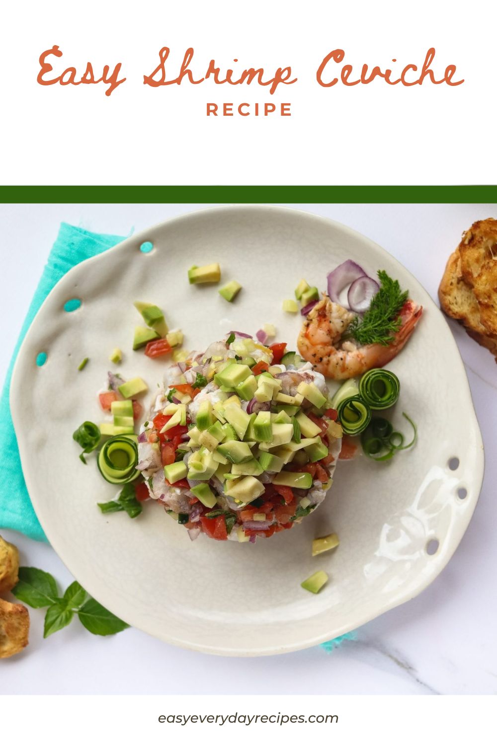 Easy Shrimp Ceviche Recipe 9 Easy Shrimp Ceviche Recipe pin