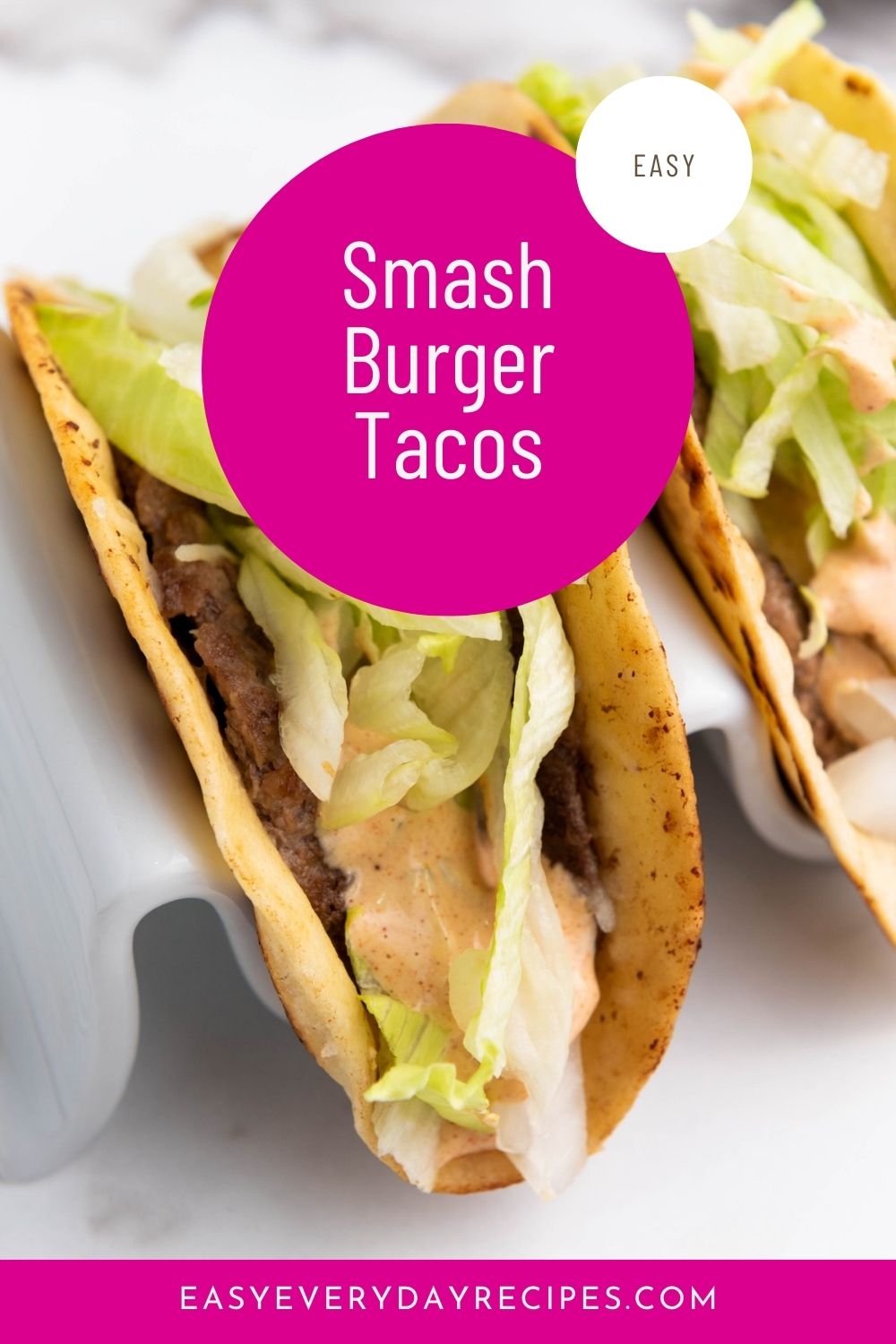 Easy Smash Burger Tacos 12 Easy Smash Burger Tacos pin 1