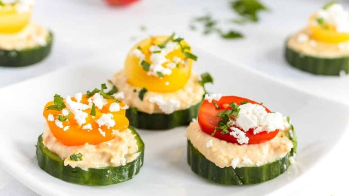 10 Deli Items You Should Avoid Buying for Your Health 4 cucumber bites Image Credit Salads for Lunch