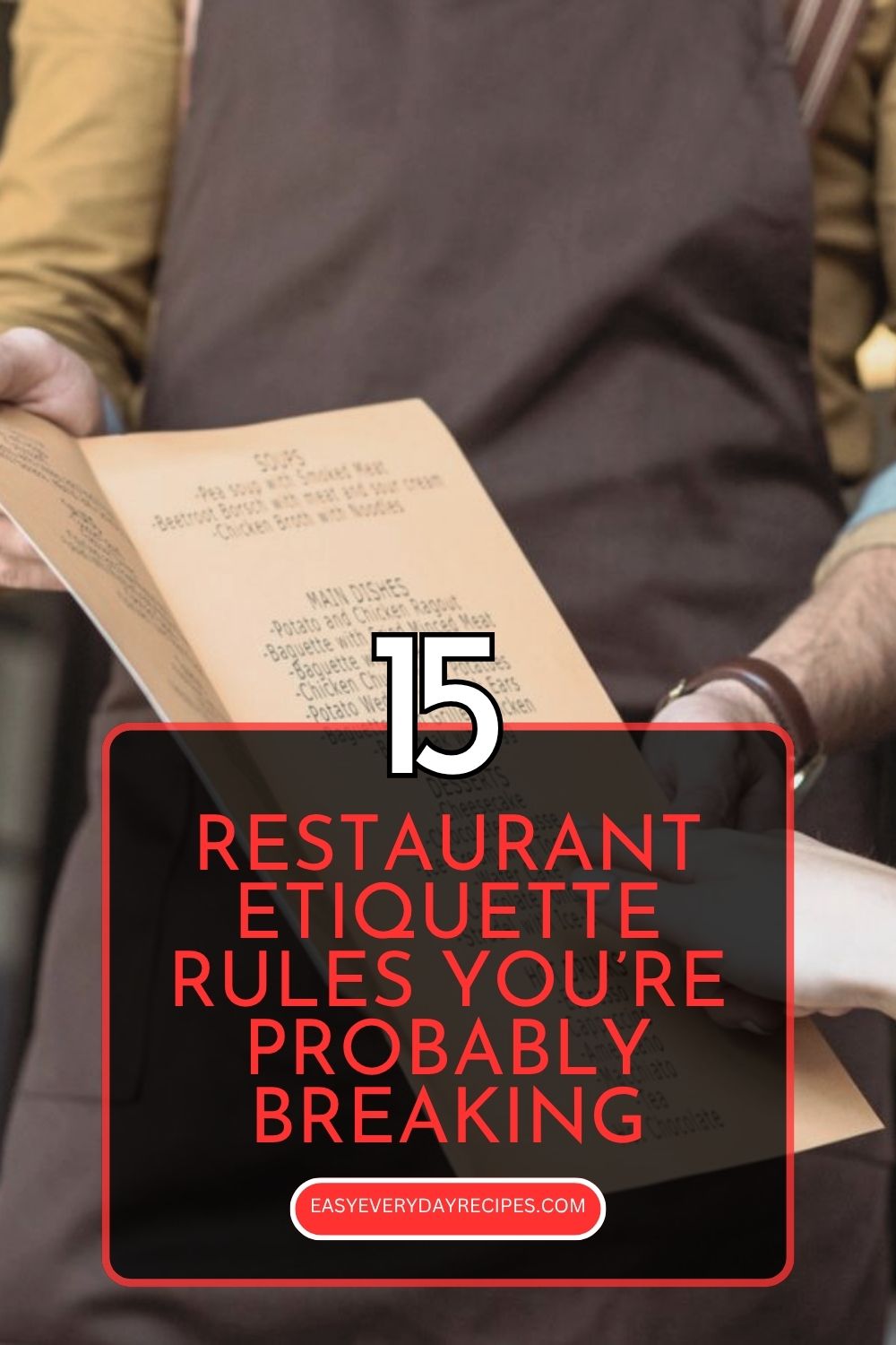 15 Restaurant Etiquette Rules You're Probably Breaking 21 15 Restaurant Etiquette Rules Youre Probably Breaking pin