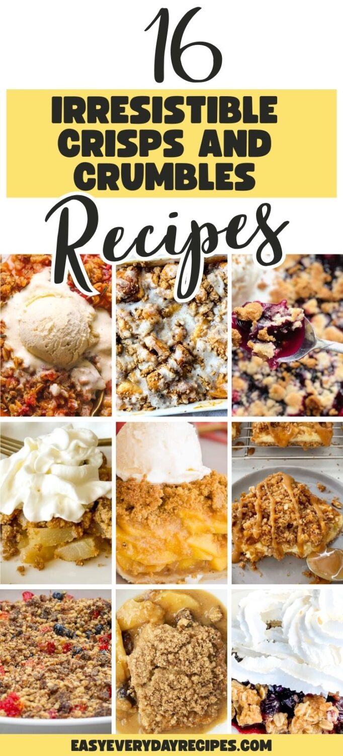 16 Irresistible Crisps and Crumbles Recipes That Are Warm, Juicy and Sweet 21 16 Irresistible Crisps and Crumbles Recipes pin