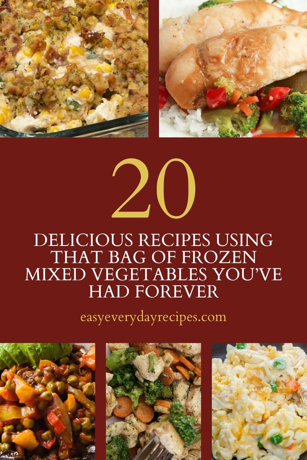 20 Delicious Recipes Using That Bag of Frozen Mixed Vegetables You've Had Forever 26 20 Delicious Recipes Using That Bag of Frozen Mixed Vegetables Youve Had Forever pin