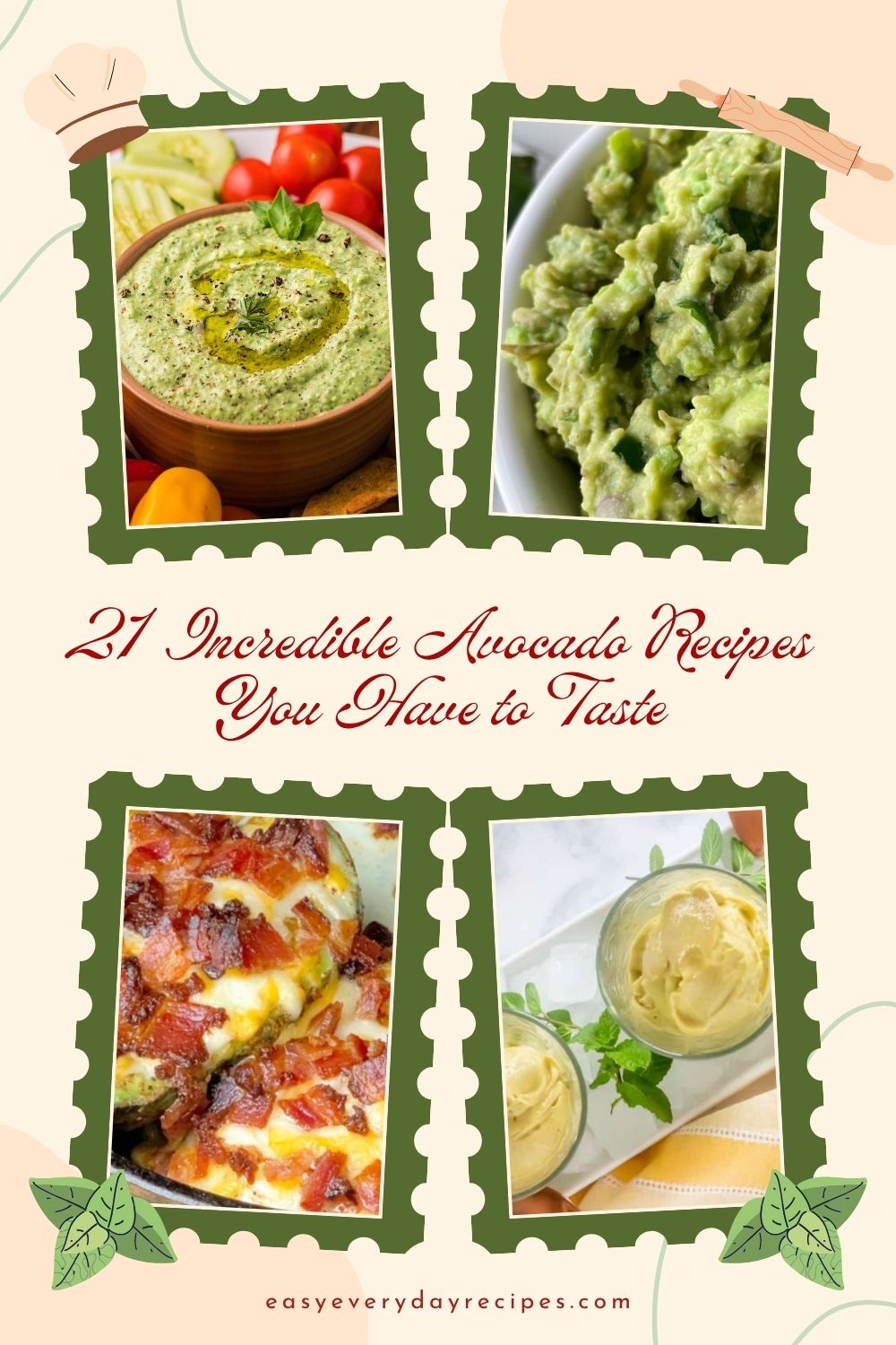 21 Incredible Avocado Recipes You Have to Taste pin