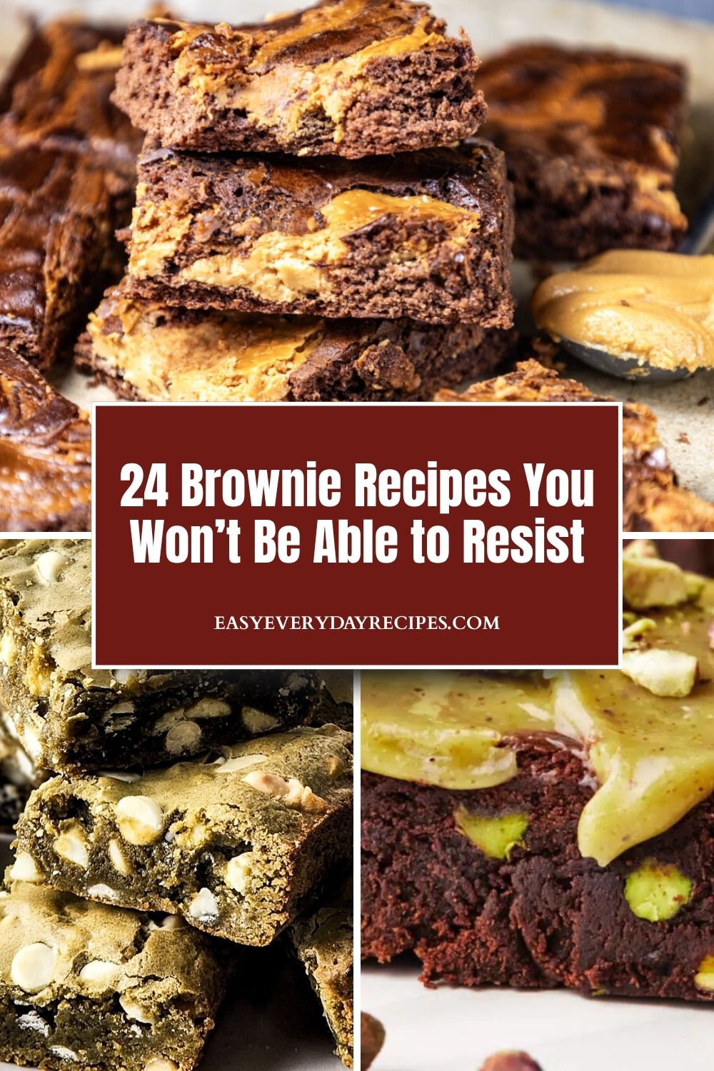 24 Brownie Recipes You Won’t Be Able to Resist 30 24 Brownie Recipes You Wont Be Able to Resist pin