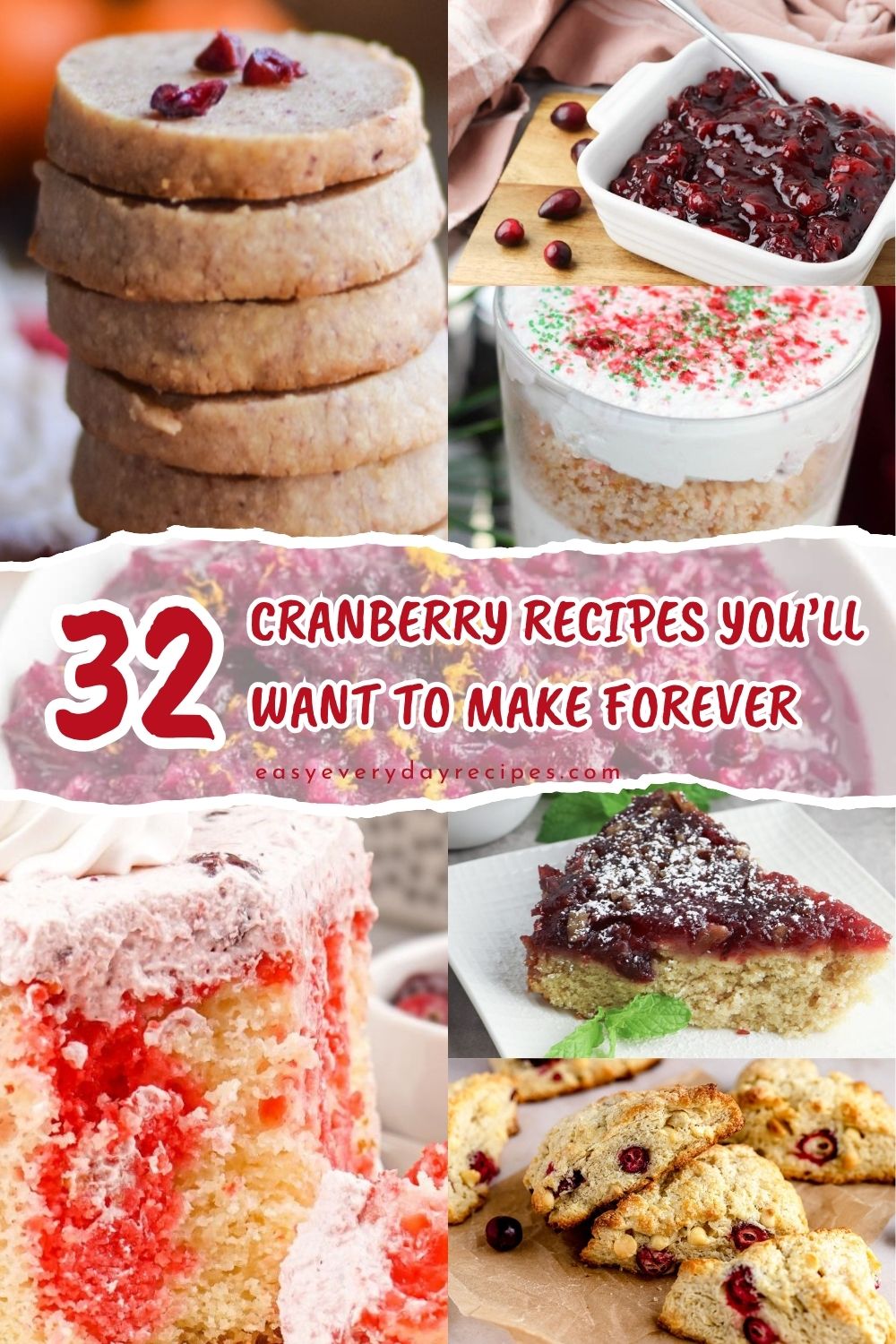 32 Cranberry Recipes You'll Want to Make Forever 35 32 Cranberry Recipes Youll Want to Make Forever pin