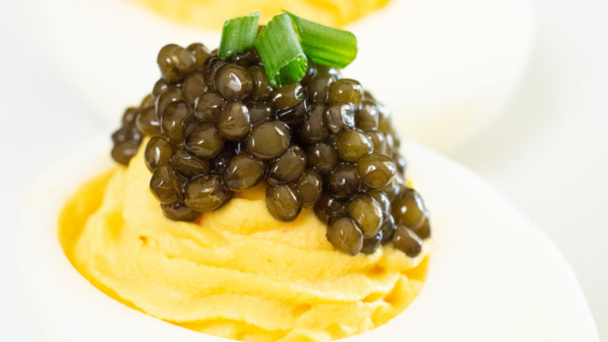 Caviar Deviled Eggs
