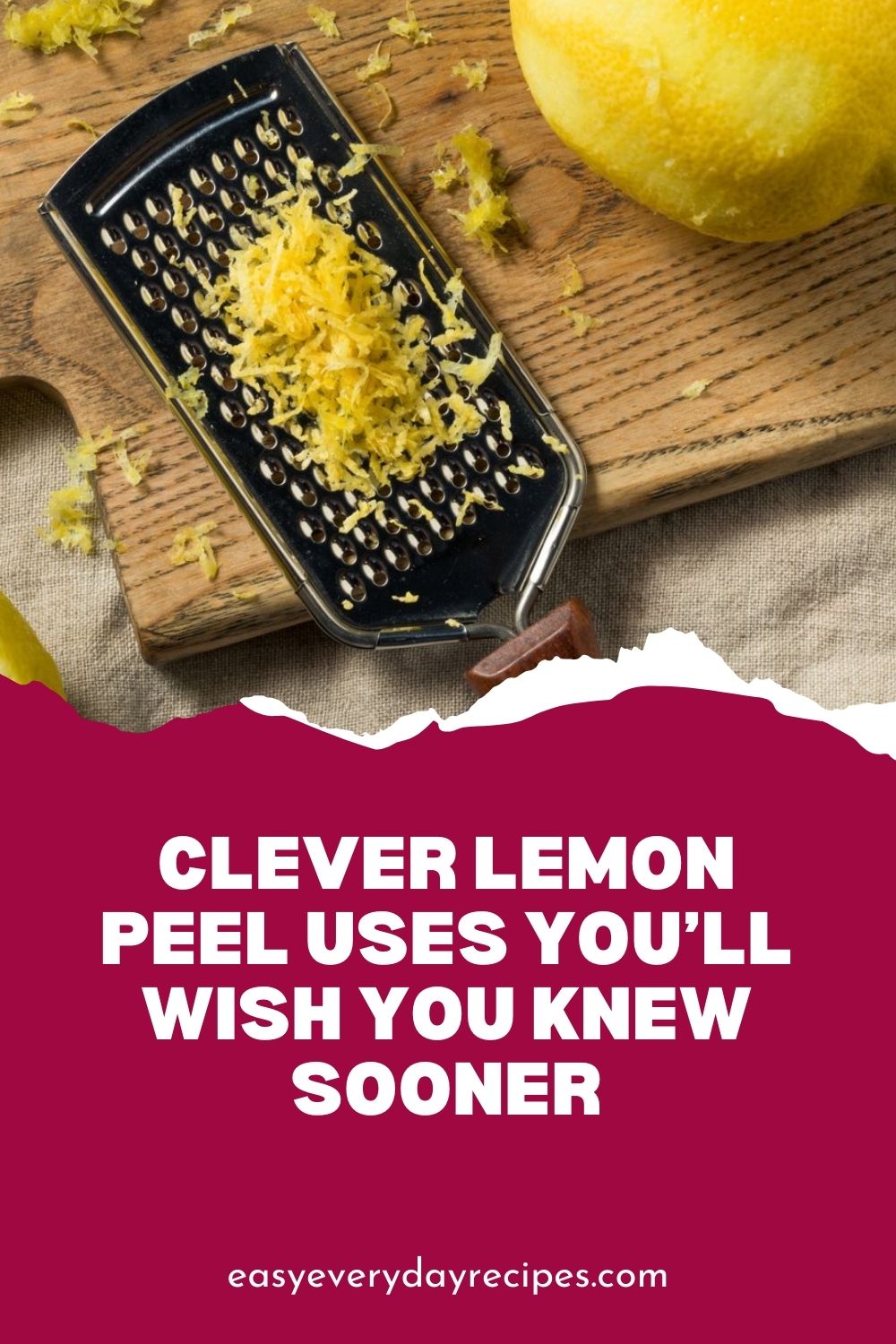 Stop Throwing Away Lemon Peels: Try These Surprising Uses Instead. 16 Clever Lemon Peel Uses Youll Wish You Knew Sooner pin