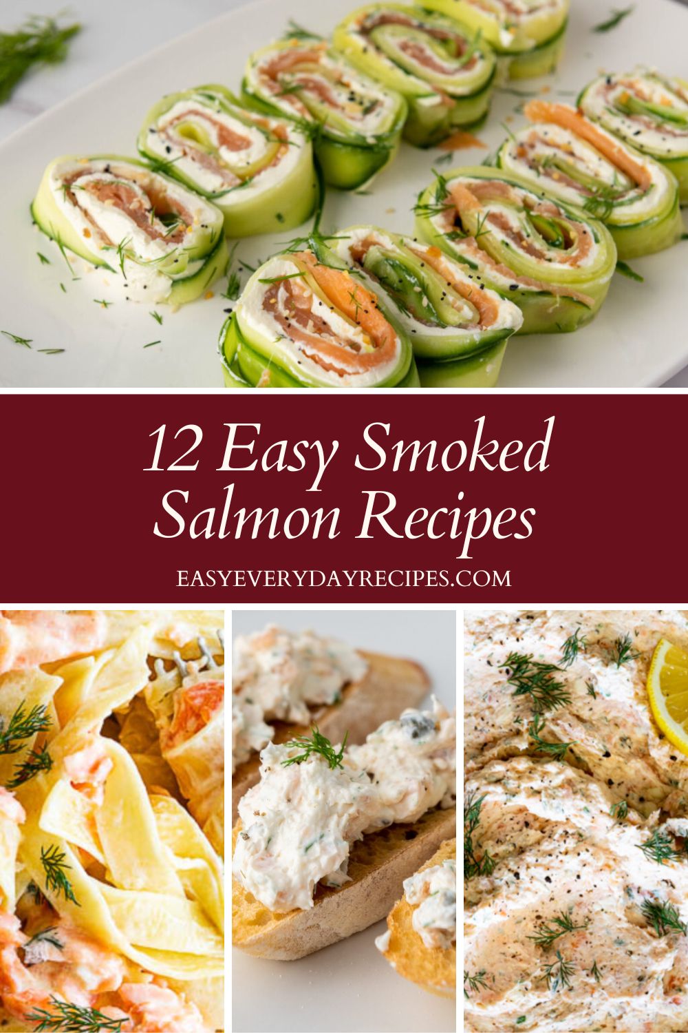 12 Easy Smoked Salmon Recipes pin 1
