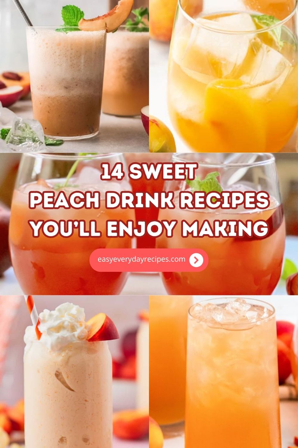14 Sweet Peach Drink Recipes You'll Enjoy Making 18 14 Sweet Peach Drink Recipes Youll Enjoy Making pin