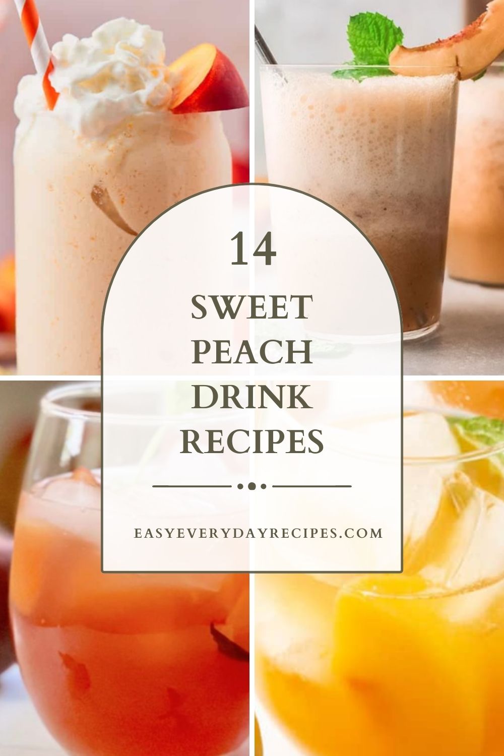 14 Sweet Peach Drink Recipes You'll Enjoy Making 19 14 Sweet Peach Drink Recipes pin