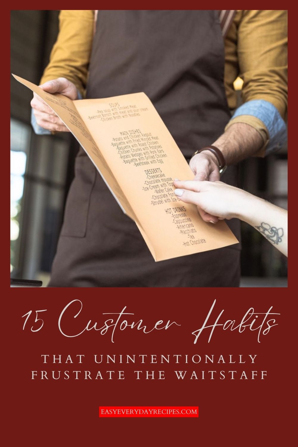 15 Customer Habits That Unintentionally Frustrate The Waitstaff 19 15 Customer Habits That Unintentionally Frustrate The Waitstaff pin