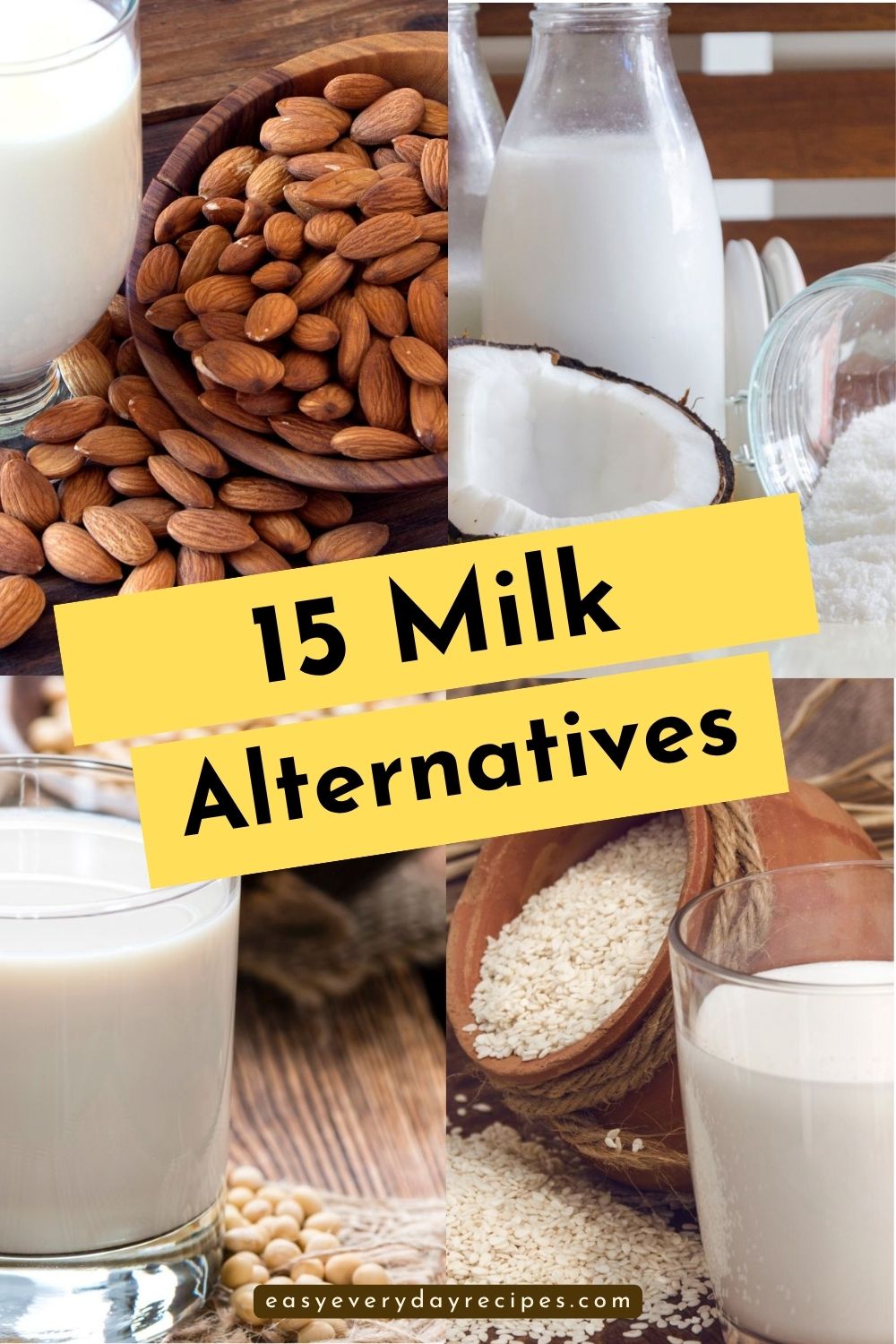 Not a Fan of Dairy? Try These 15 Milk Alternatives Instead 17 15 Milk Alternatiives pin