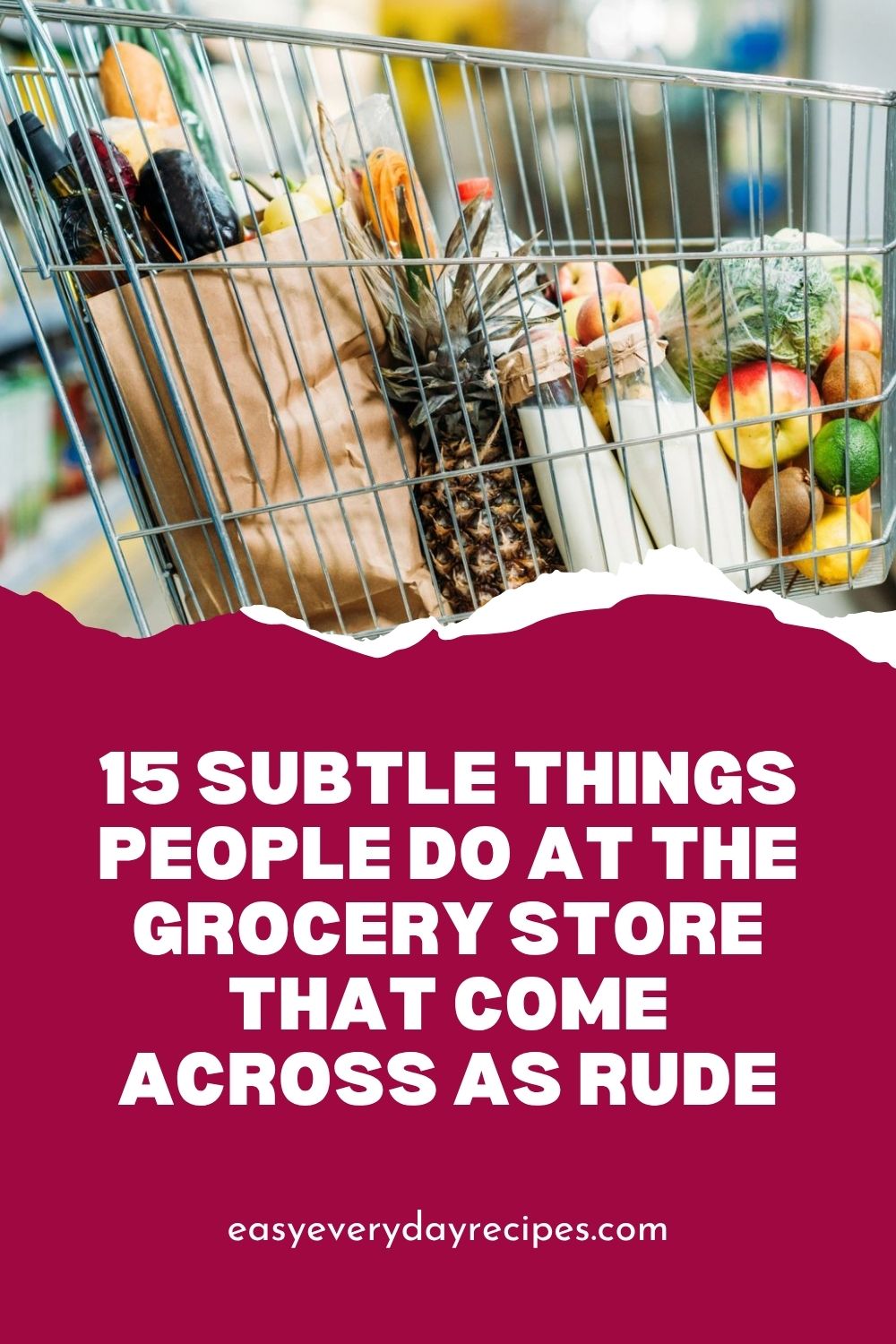15 Subtle Things People Do at the Grocery Store That Come Across as Rude 20 15 Subtle Things People Do at the Grocery Store That Come Across as Rude pin 1