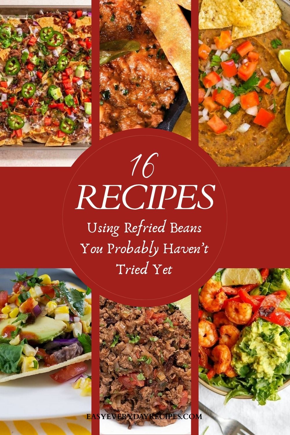 16 Recipes Using Refried Beans You Probably Haven't Tried Yet 4 16 Recipes Using Refried Beans You Probably Havent Tried Yet pin