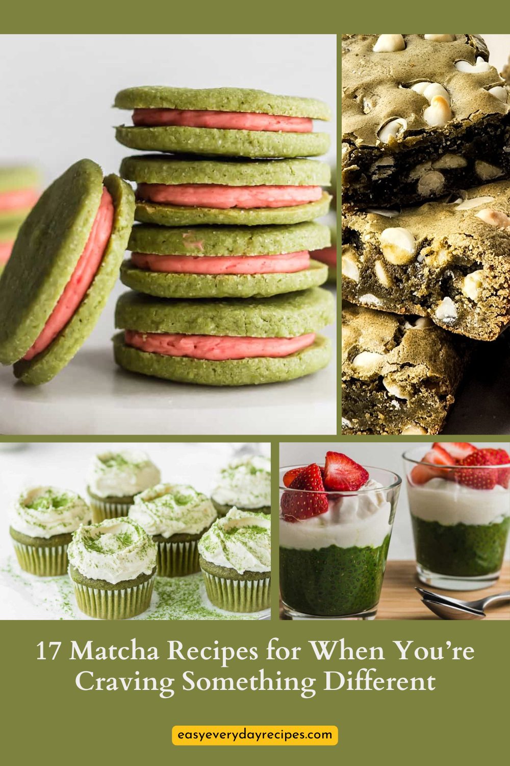 17 Matcha Recipes for When You’re Craving Something Different 21 17 Matcha Recipes for When Youre Craving Something Different pin