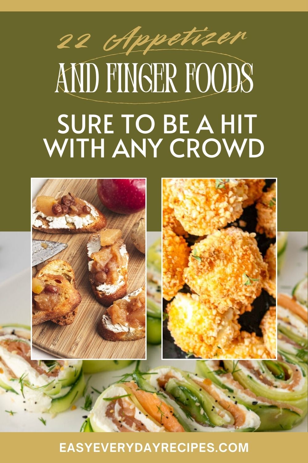 22 Appetizer and Finger Foods Sure to Be a Hit with Any Crowd 28 22 Appetizer and Finger Foods Sure to Be a Hit with Any Crowd pin 1