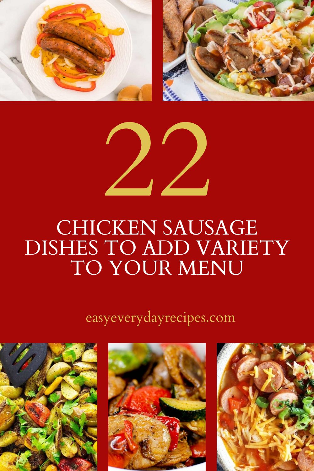 22 Chicken Sausage Dishes to Add Variety to Your Menu 4 22 Chicken Sausage Dishes to Add Variety to Your Menu pin