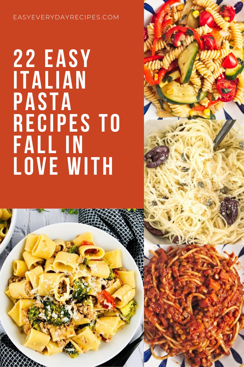 22 Easy Italian Pasta Recipes to Fall in Love With 8 22 Easy Italian Pasta Recipes to Fall in Love With pin