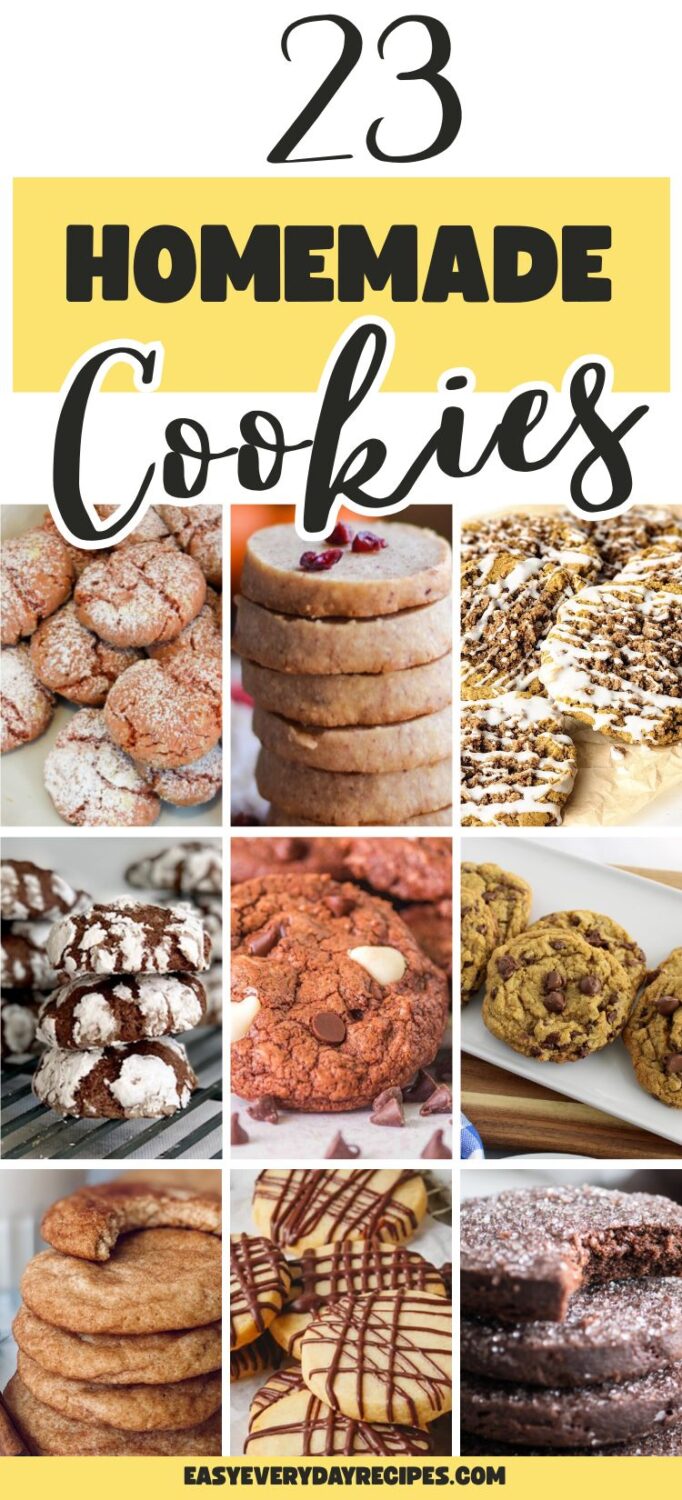 23 Homemade Cookies Anyone Can Bake 28 23 Homemade Cookies pin