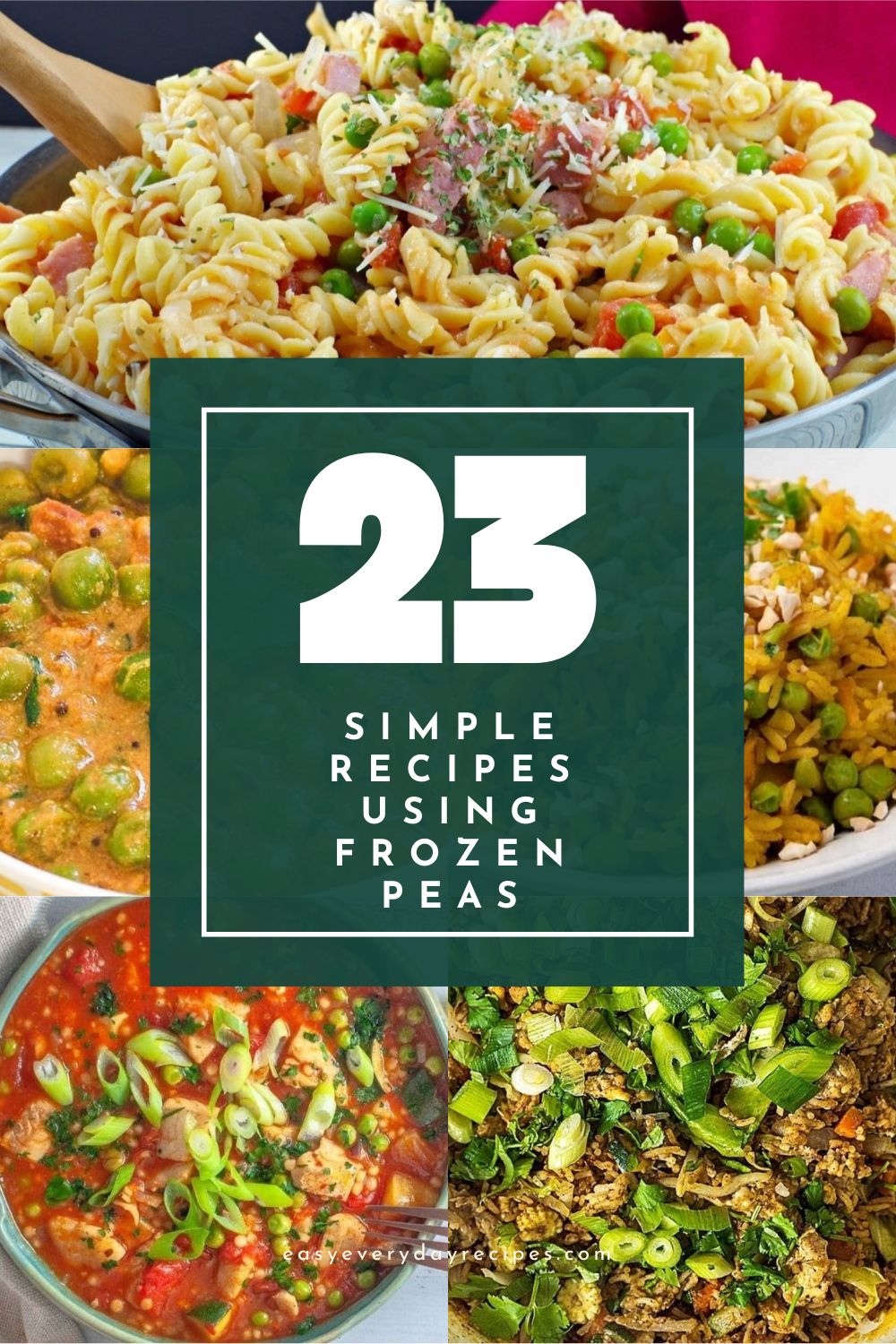 23 Delicious Recipes Made With a Bag of Frozen Peas 6 23 Simple Recipes Using Frozen Peas pin