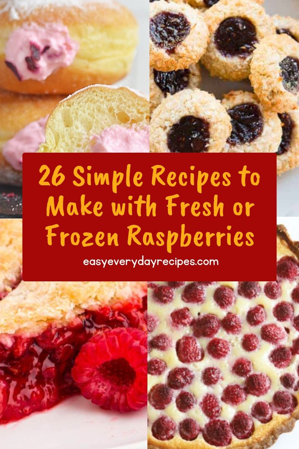 26 Simple Recipes to Make with Fresh or Frozen Raspberries 31 26 Simple Recipes to Make with Fresh or Frozen Raspberries pin 1