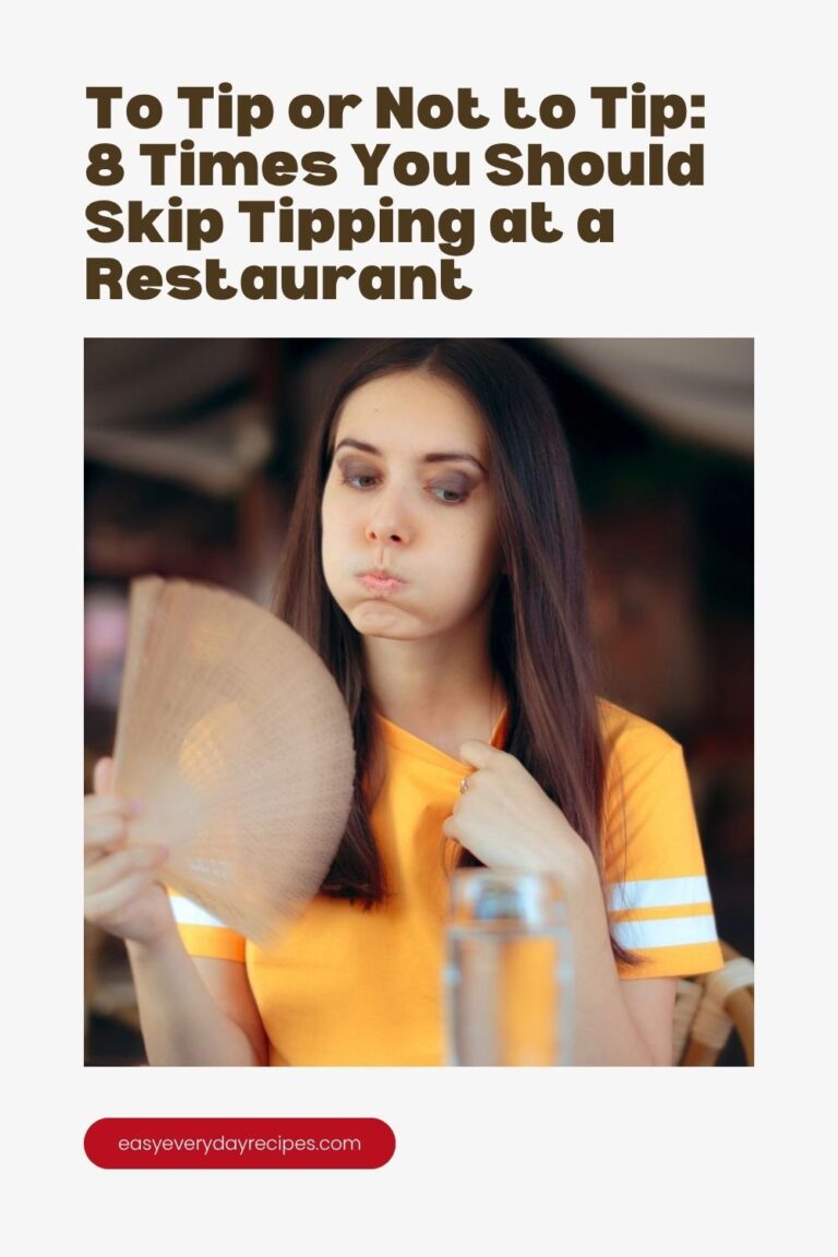Tip To To Tip Or Not To Tip: 8 Times You Should Skip Tipping At A Restaurant ...