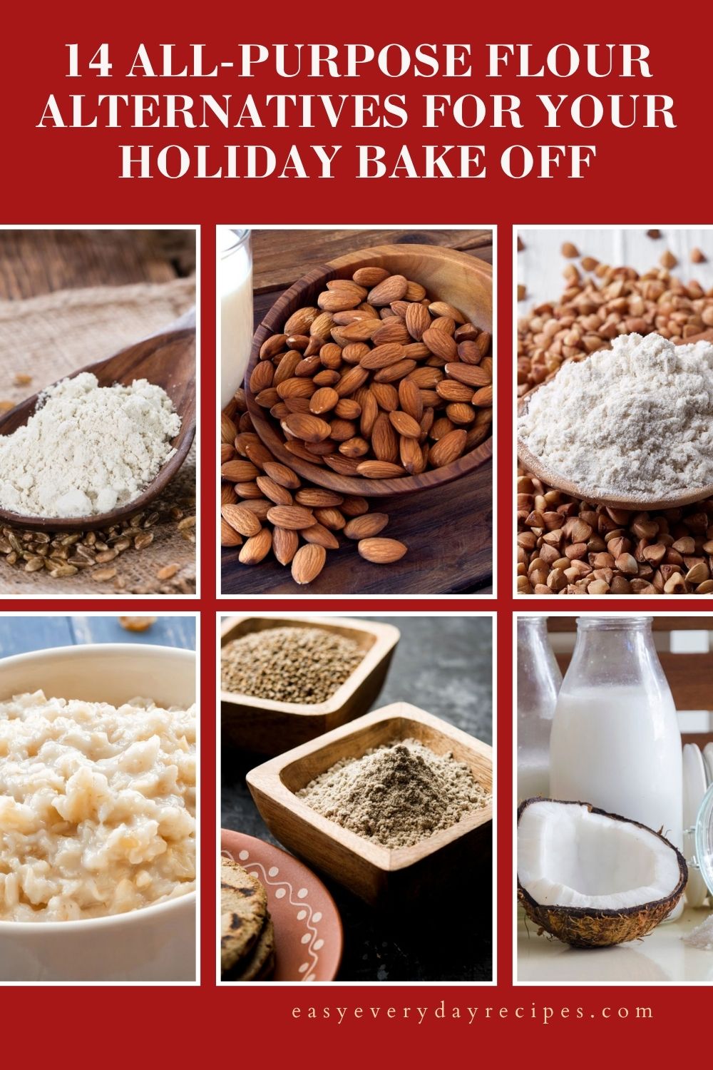 14 All-Purpose Flour Alternatives for Your Holiday Bake Off 20 14 All Purpose Flour Alternatives for Your Holiday Bake Off pin