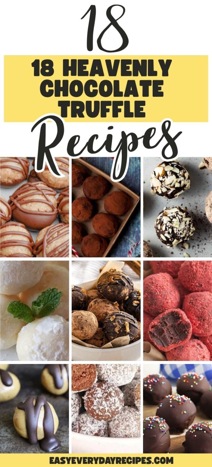 18 Heavenly Chocolate Truffle Recipes That Melt in Your Mouth 21 18 Heavenly Chocolate Truffle Recipes pin