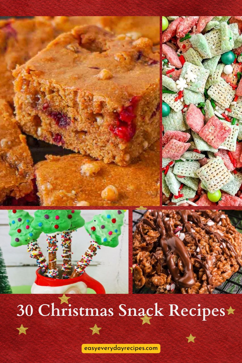 30 Christmas Snack Recipes That Are So Easy, It’s Almost Unfair 33 30 Christmas Snack Recipes pin 1