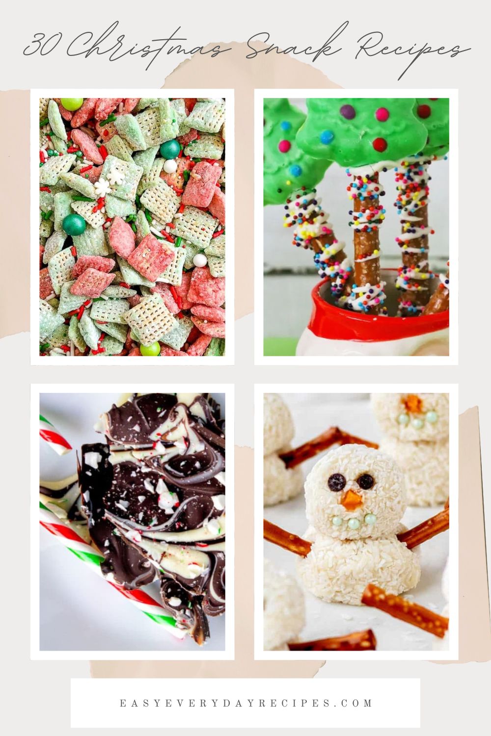 30 Christmas Snack Recipes That Are So Easy, It’s Almost Unfair 32 30 Christmas Snack Recipes pin