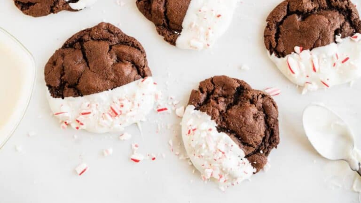 Chocolate Peppermint Cookies