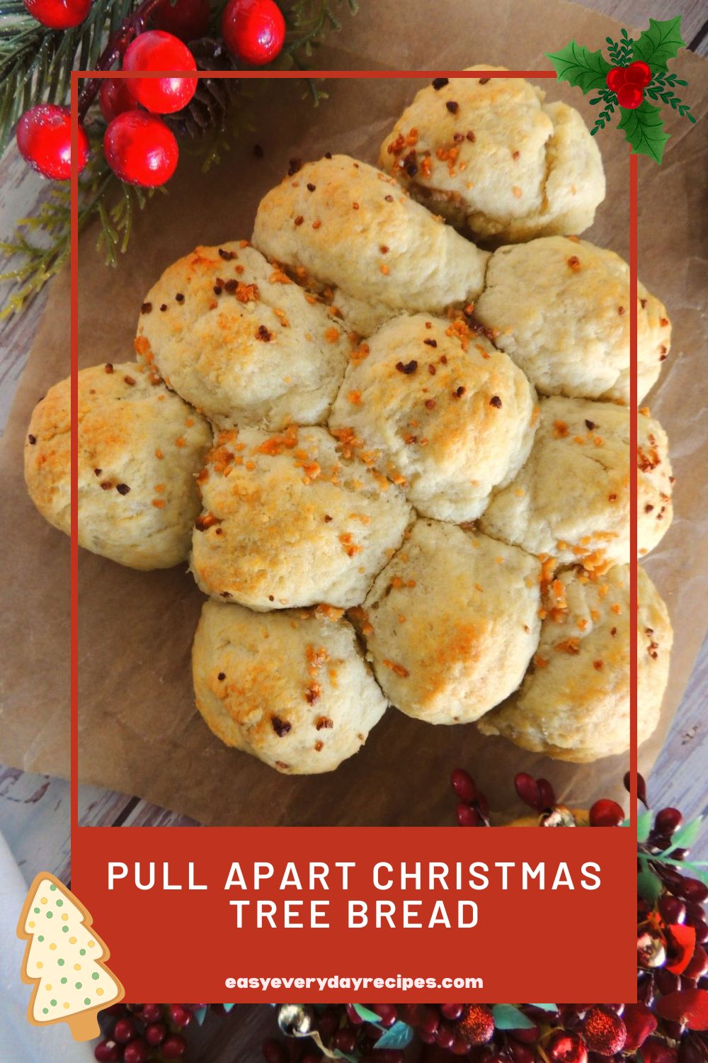 Pull Apart Christmas Tree Bread 16 Pull Apart Christmas Tree Bread pin 2