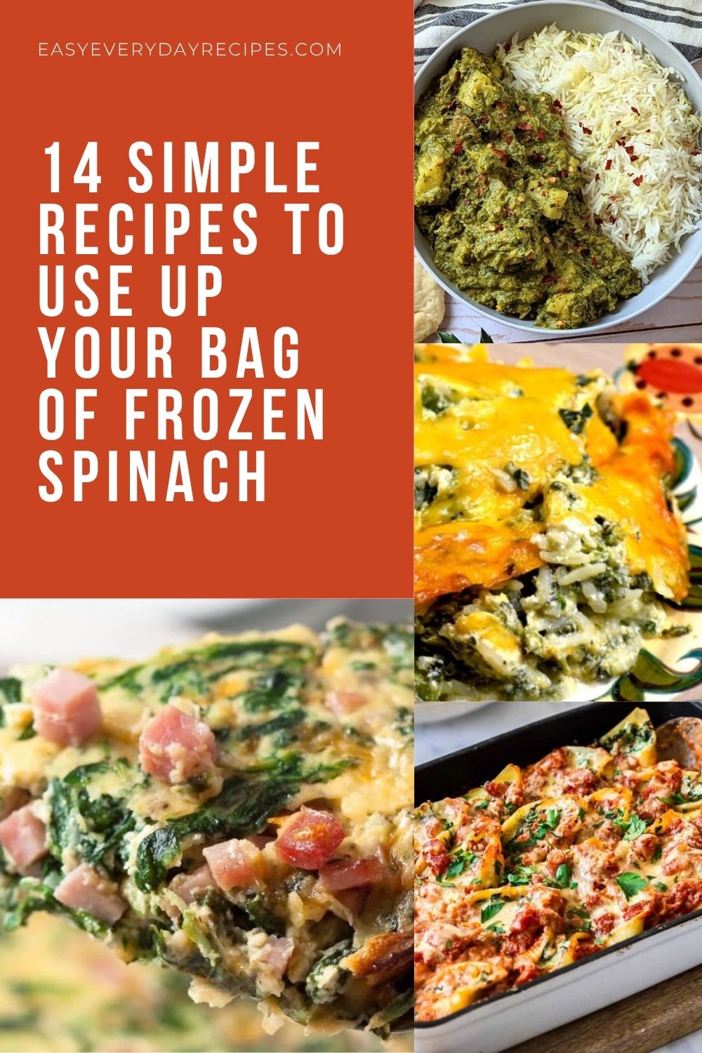 14 Simple Recipes to Use Up Your Bag of Frozen Spinach 20 14 Simple Recipes to Use Up Your Bag of Frozen Spinach pin