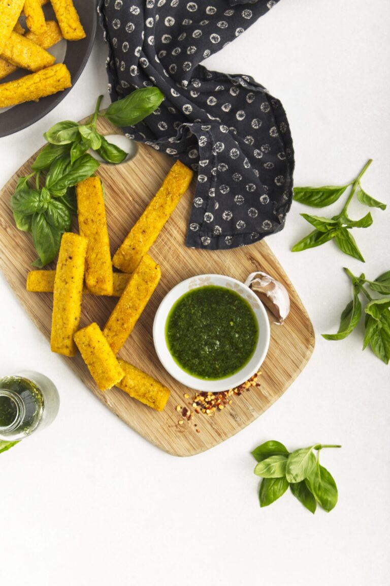 Homemade Basil Dipping Oil