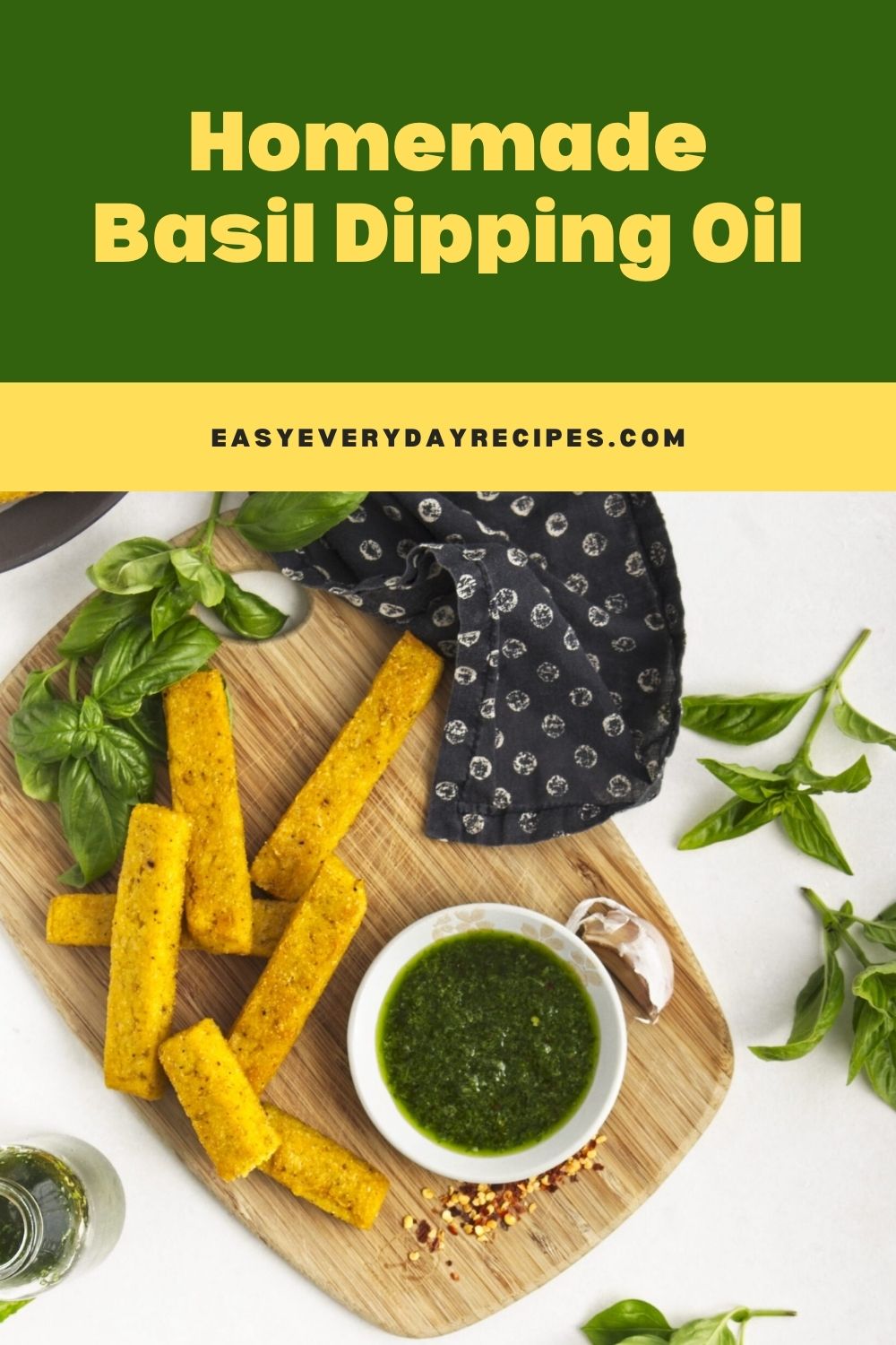Homemade Basil Dipping Oil 10 Homemade Basil Dipping Oil pin