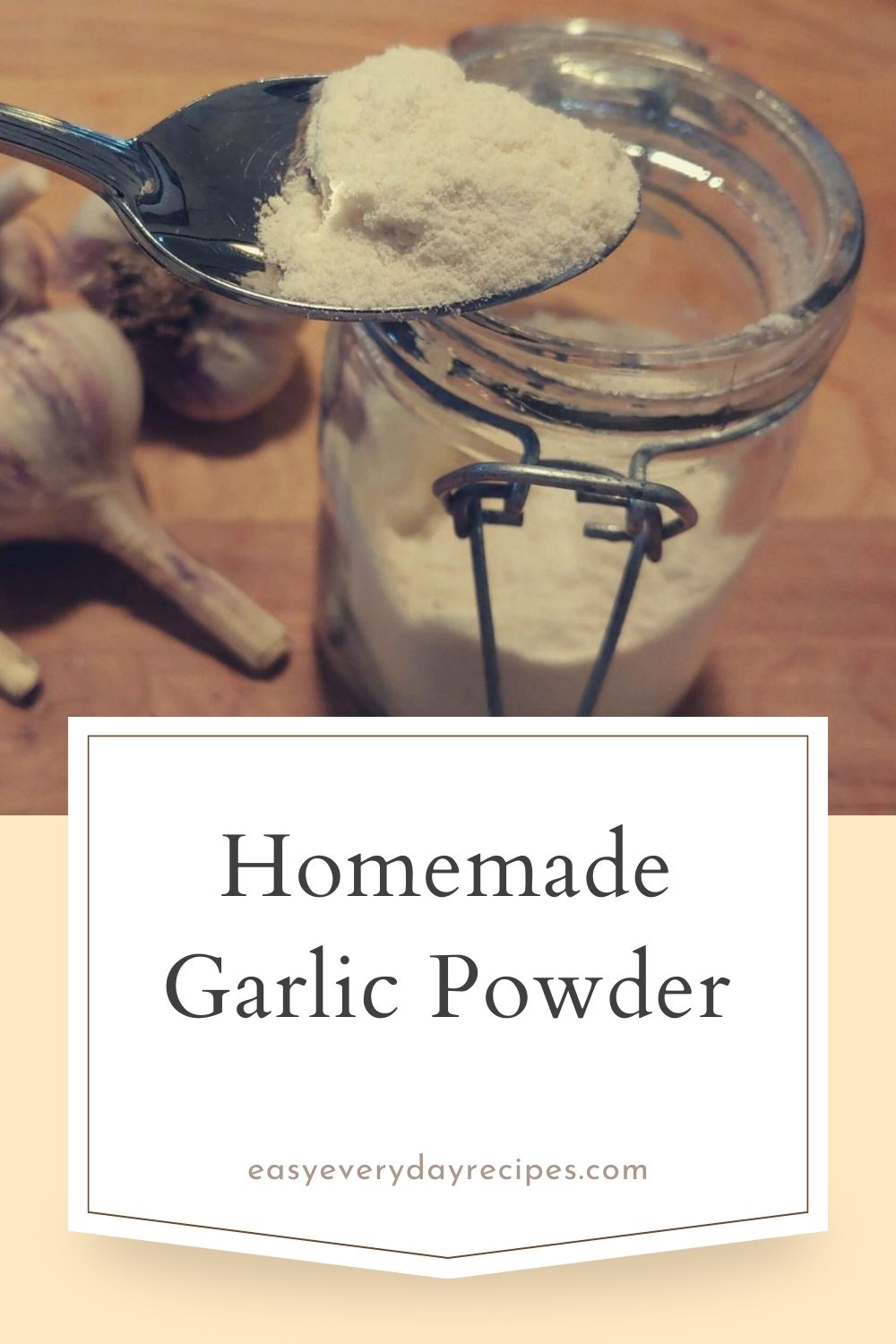 Homemade Garlic Powder 10 Homemade Garlic Powder pin