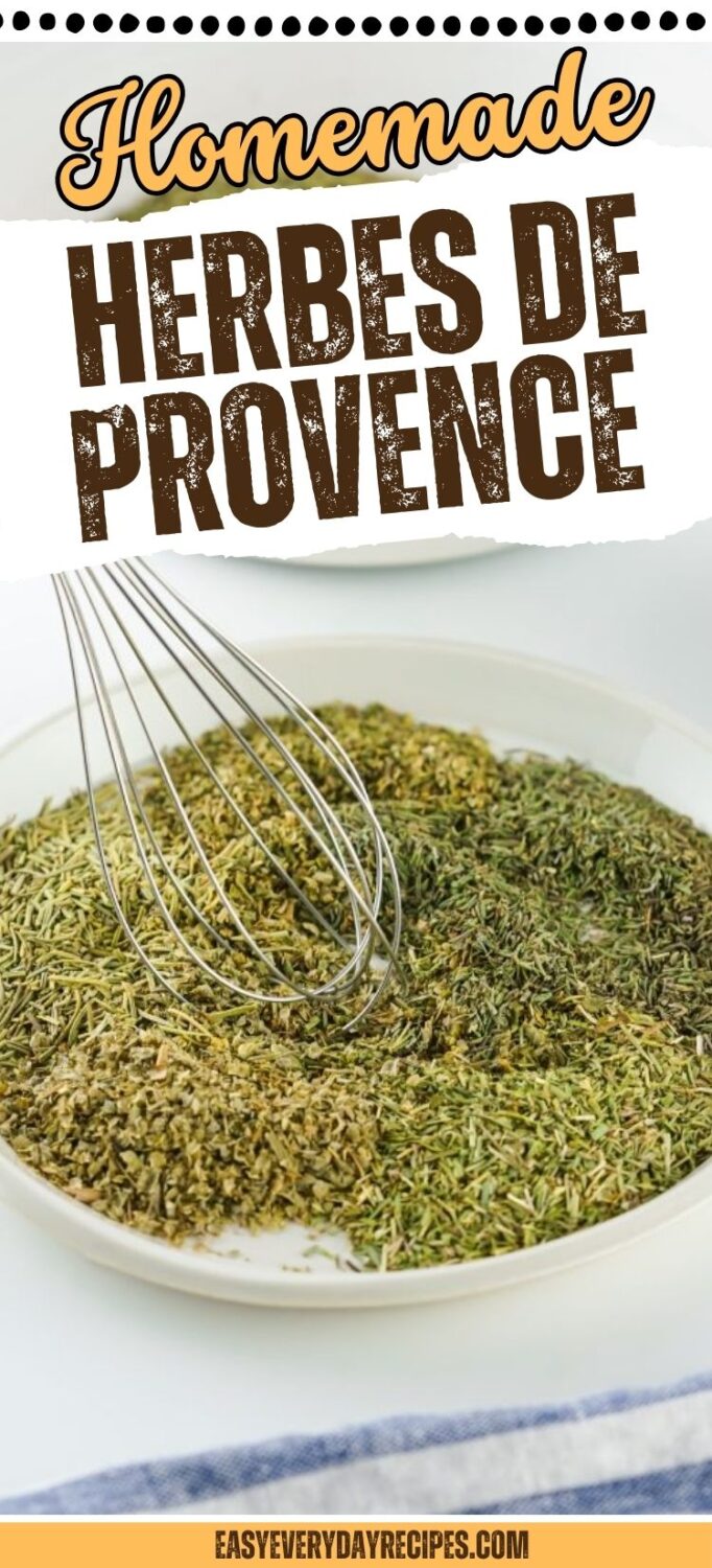Herbs De Provence Recipe 9 Homemade Herbes de Provence pin